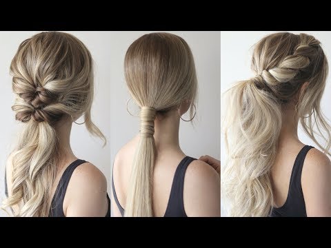 HOW TO: EASY PONYTAILS | Perfect Prom Hairstyles