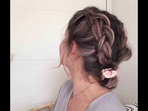Krótkie fryzury ślubne z włosów do ramion DIY 👰🏻