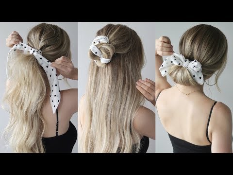 EASY SUMMER HAIRSTYLES WITH A SCARF