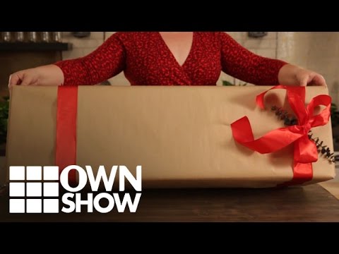 DIY: How to Wrap an Oversized Box | #OWNSHOW | Oprah Online