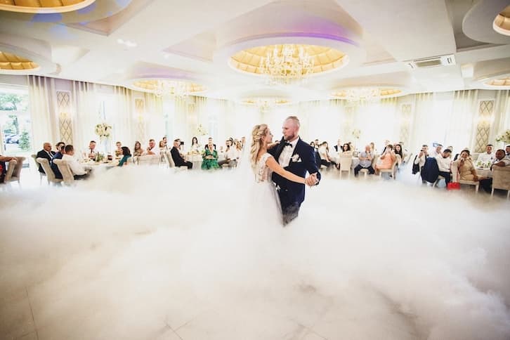 ciężki dym wesele pierwszy taniec