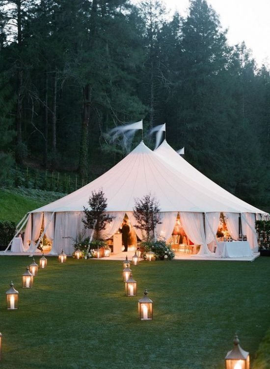 namiot na wesele w plenerze